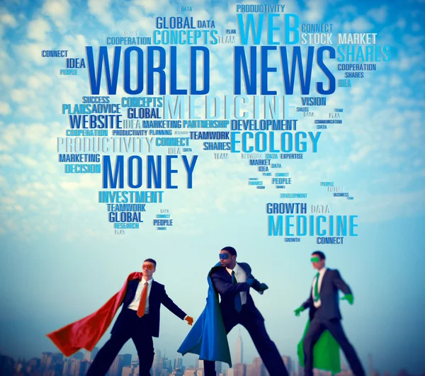 Wereld nieuws concept — Stockfoto