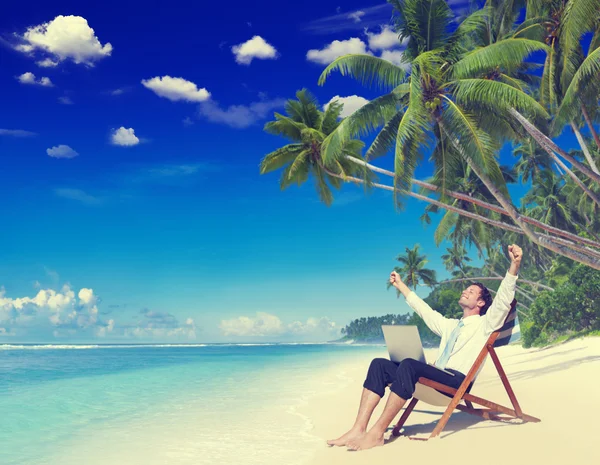 Hombre de negocios Relajación Concepto de trabajo —  Fotos de Stock