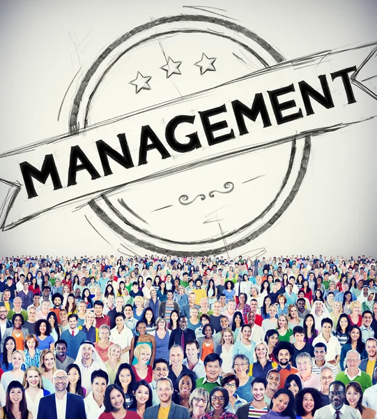 Management vezető edző l koncepció — Stock Fotó