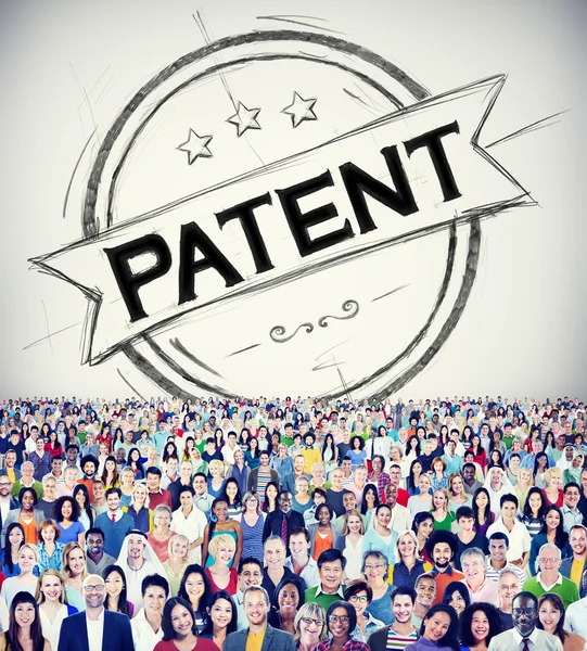 特許の概念をブランディング ブランド — ストック写真