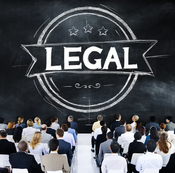 Jogi szabályozás törvényi koncepció — Stock Fotó