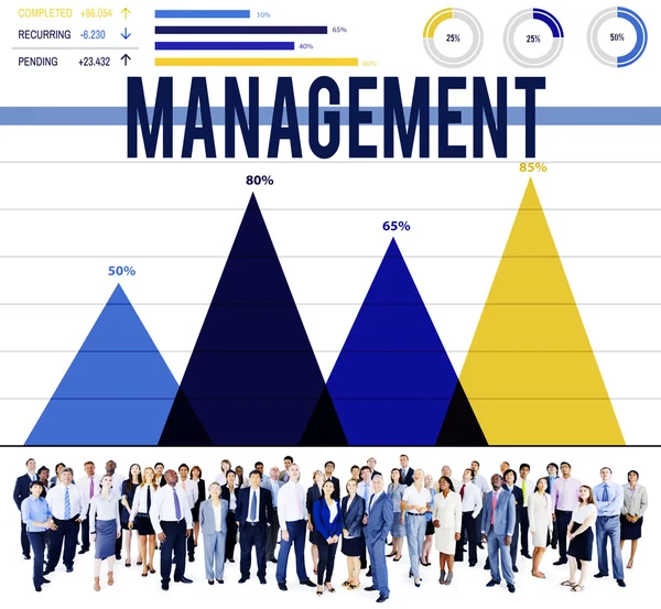 Yönetim organizasyon Yöneticisi kavramı — Stok fotoğraf