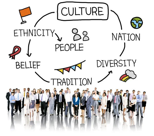 Cultura Etnia Diversidad Concepto — Foto de Stock