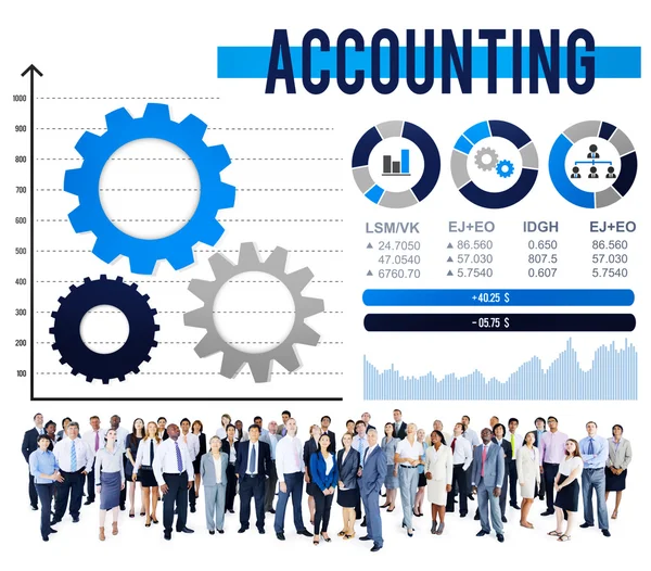 Concepto de Economía Financiera —  Fotos de Stock