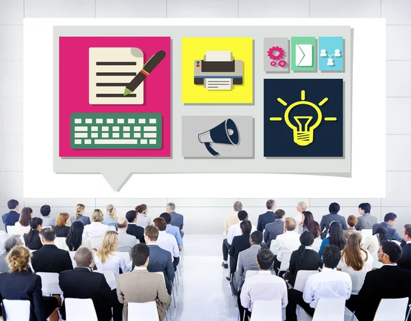 Concepto de medios sociales — Foto de Stock