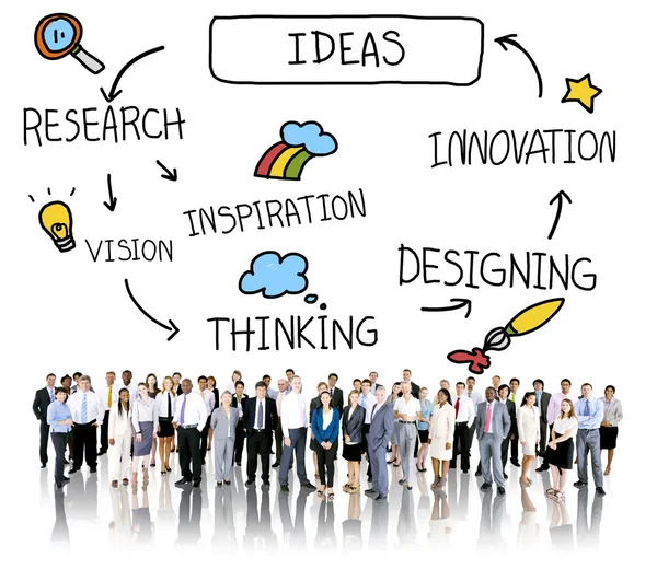 Ideas Thinking Innovation Concept — Stock Photo, Image