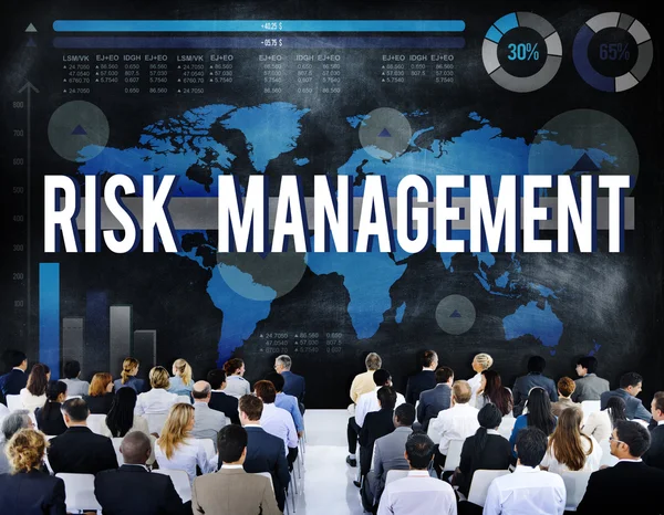 Concepto de gestión de riesgos — Foto de Stock