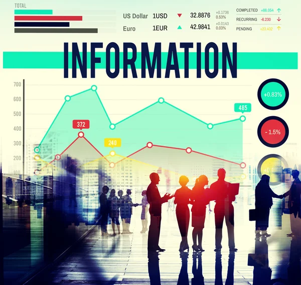 Information Data Info Fact Technology Concept — Stock Photo, Image