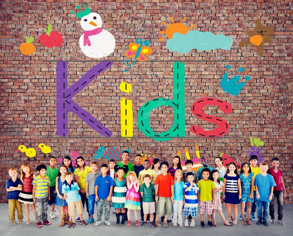 Creare bambini immaginazione della scrittura a mano disegno concetto — Foto di Rawpixel