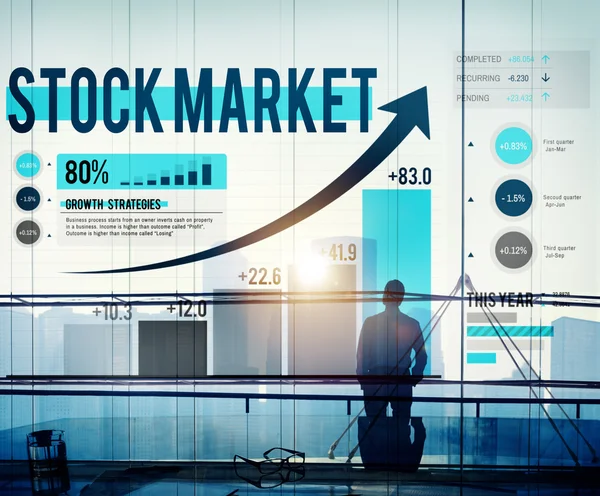 Börsenkonzept — Stockfoto