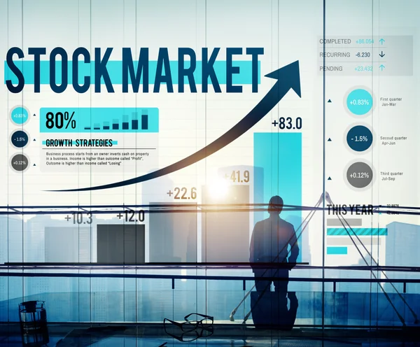 Stock Market  Concept — Stock Photo, Image