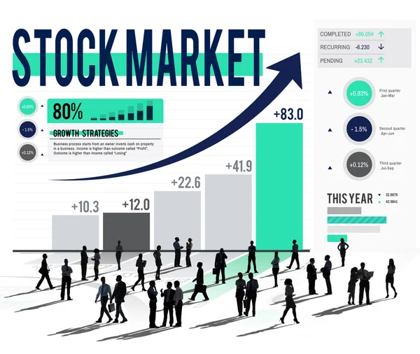 Concetto di Borsa — Foto Stock