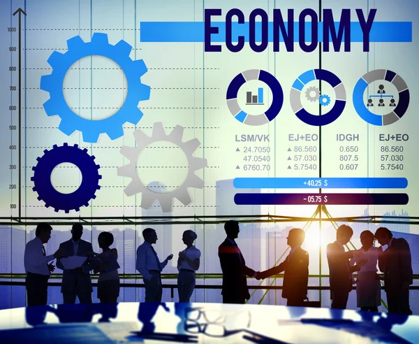 Economia Global Business Concept — Foto Stock