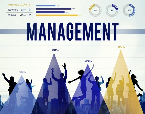 Organisation de gestion Concept de gestionnaire — Photo