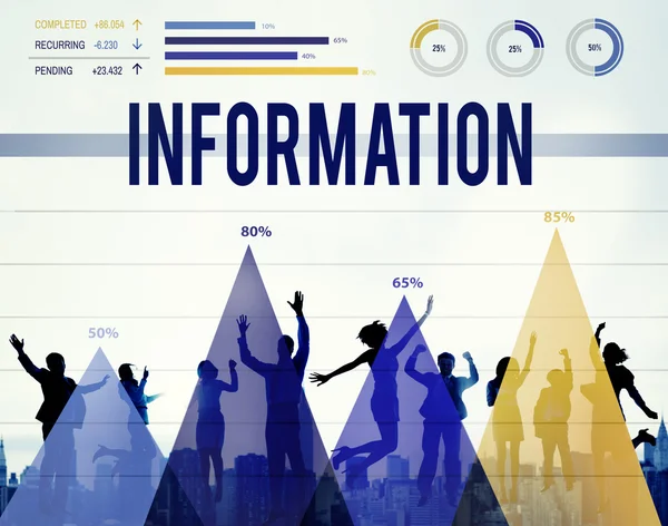 Informationsdatenanalyse-Konzept — Stockfoto