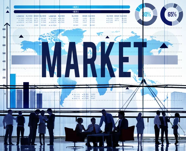 Market Marketing Concept — Stock Photo, Image