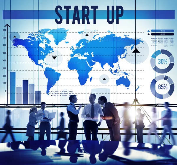 Start Up concetto del Business Plan — Foto Stock