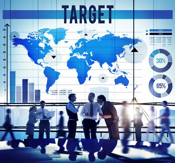 Target Aspiration Success Concept — Stock Photo, Image