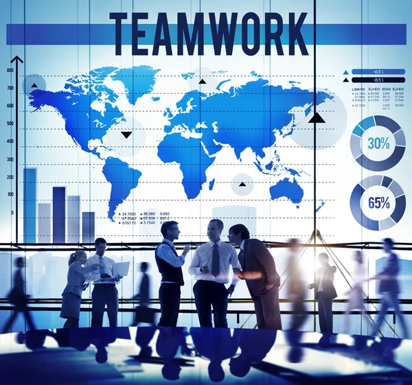 Kooperationskonzept für Teamarbeit — Stockfoto