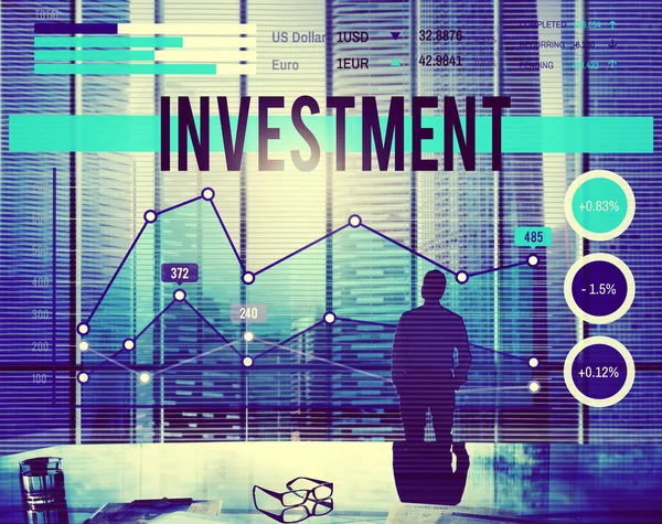 Investovat investiční koncept — Stock fotografie