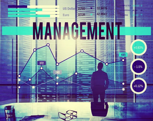 Management Manager Gestione del concetto — Foto Stock