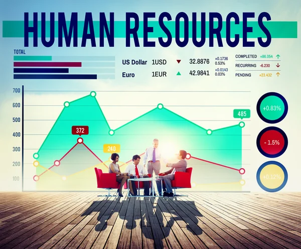 Концепция человеческих ресурсов — стоковое фото