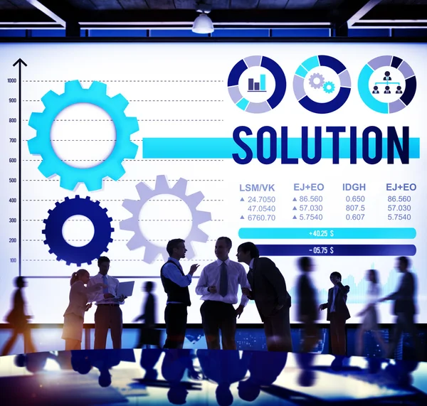 Solution Problem Solving Innovation Concept — Stock Photo, Image