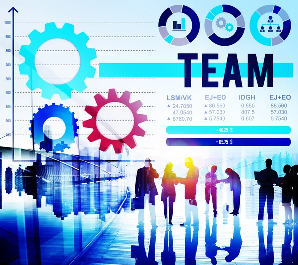 Team Teamwork organisatiegroepclaim Concept — Stockfoto