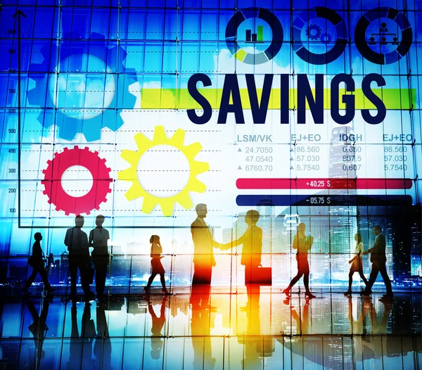 Concetto di budget di risparmio — Foto Stock