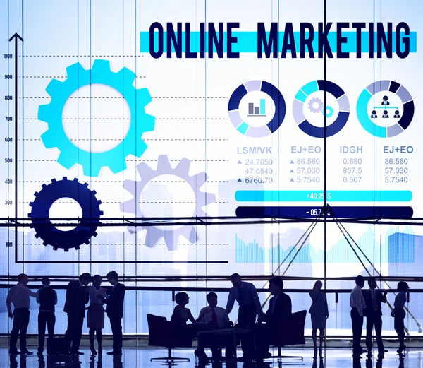 Concepto de Marketing Online — Foto de Stock