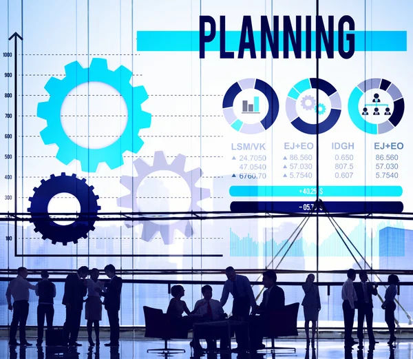 Plano de Planejamento Conceito de Solução de Processo — Fotografia de Stock