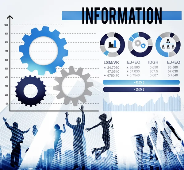 Konzept zur Informationskommunikation — Stockfoto