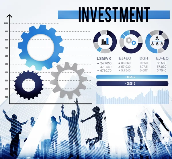 Investeringar ekonomi valuta koncept — Stockfoto