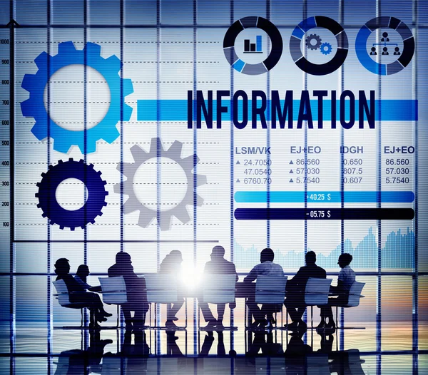 Informação Aprendizagem Info Conceito — Fotografia de Stock