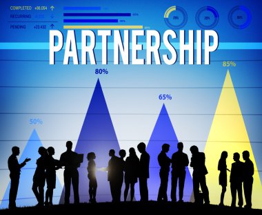 Ortaklık işbirliği ekip çalışması kavramı