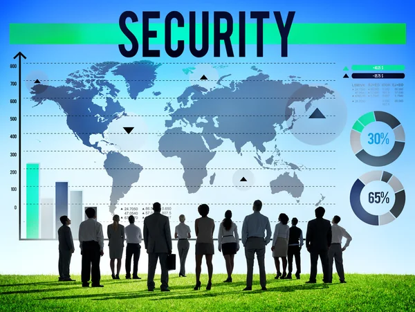 Koncepcji polityki bezpieczeństwa ochrony prywatności — Zdjęcie stockowe