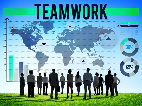 Teamwork Cooperation Partnership Concept — Stock Photo, Image