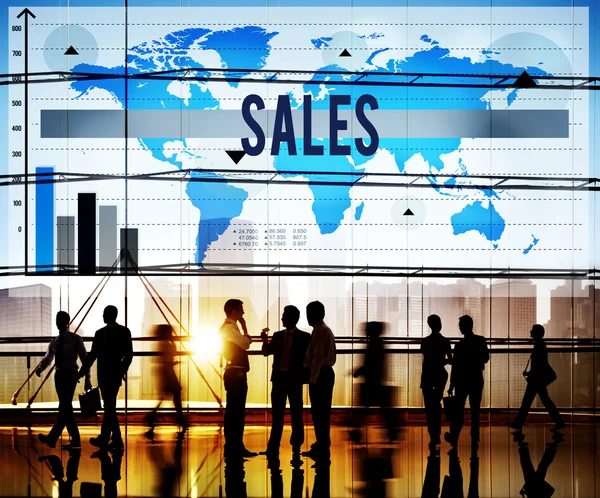 Concepto de venta contable de ventas —  Fotos de Stock