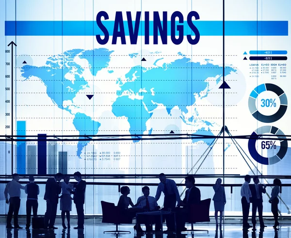 Savings Banking Economy Concept — Stock Photo, Image