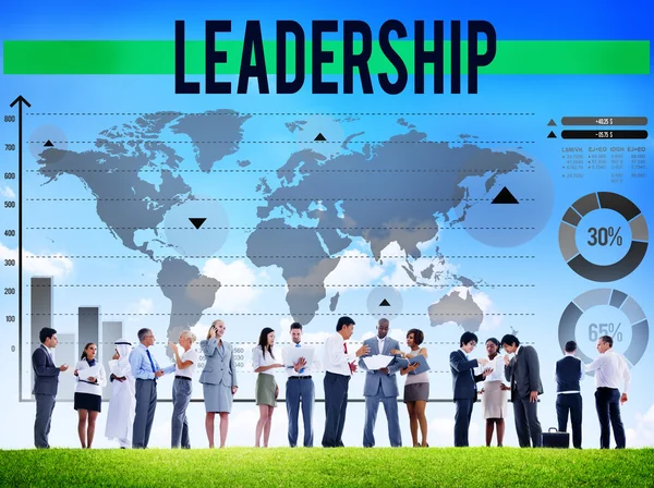 Διευθυντής ηγετών ηγεσία έννοια — Φωτογραφία Αρχείου