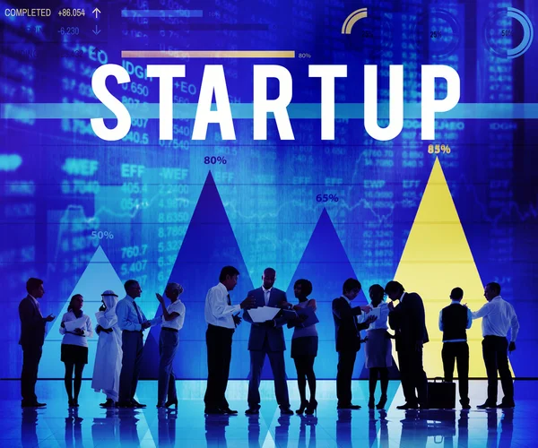Startup Crescimento Sucesso Conceito de Negócios — Fotografia de Stock