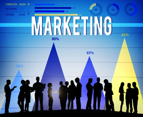 Concepto de Marketing Económico — Foto de Stock