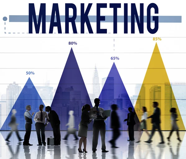 Marketing, concepto de solución — Foto de Stock