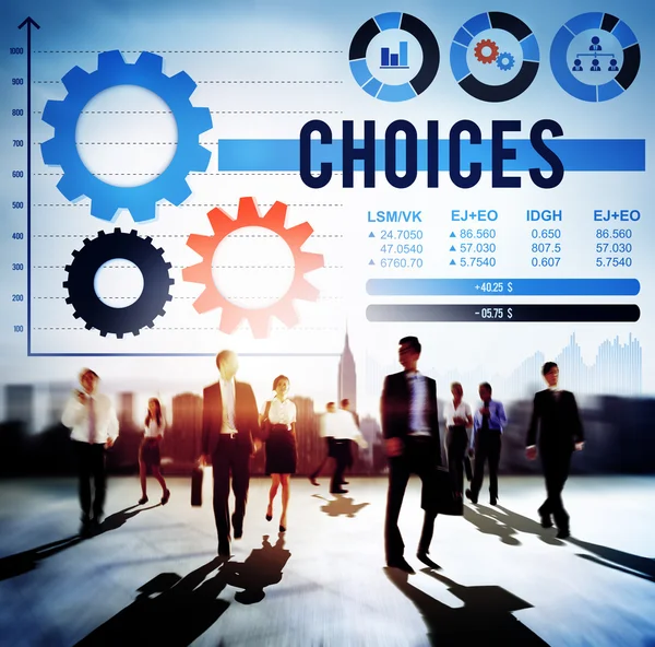 Choices Decision Direction Concept — Stock Photo, Image