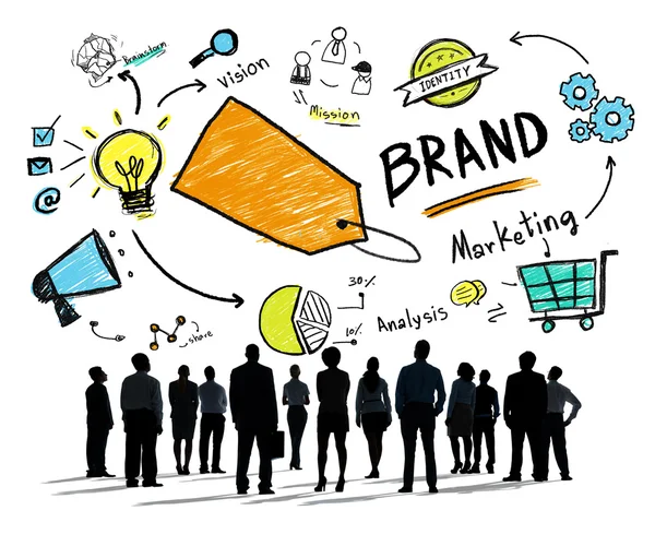 Business People Brand Concept — Stock Photo, Image