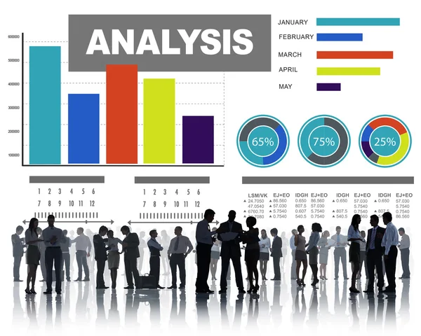 Analysis analyzing information concept — Stock Photo, Image