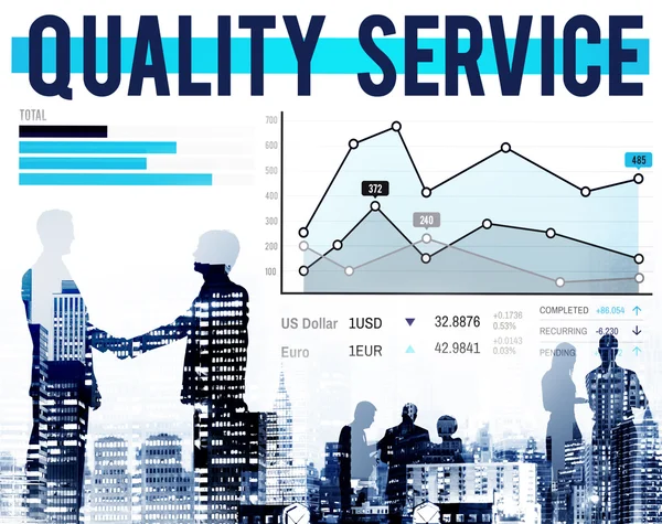 Concepto de satisfacción de calidad Quarantee — Foto de Stock