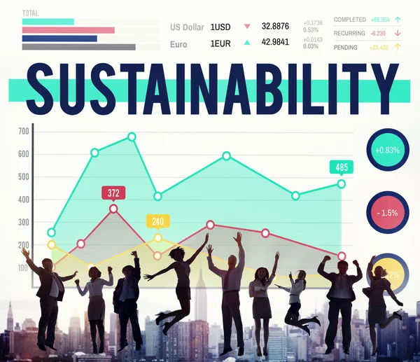 Hållbar utveckling miljö ekologi koncept — Stockfoto