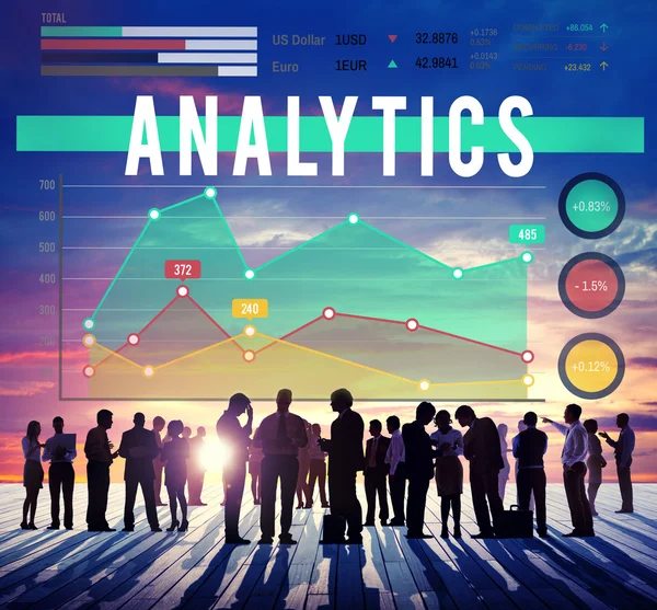 Koncepcja Biznesowa analiz Analytics — Zdjęcie stockowe