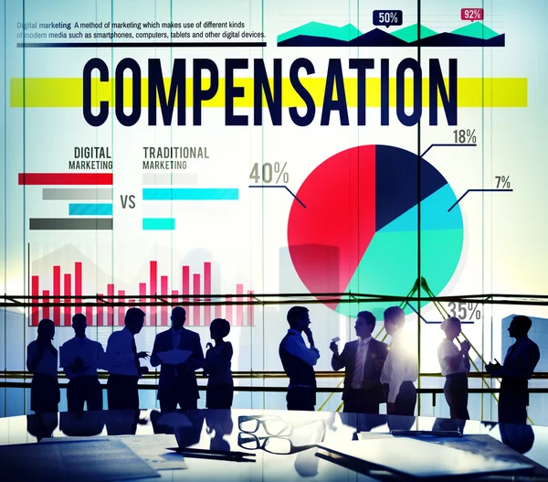 Compensation Finance Business Concept — Stock Photo, Image